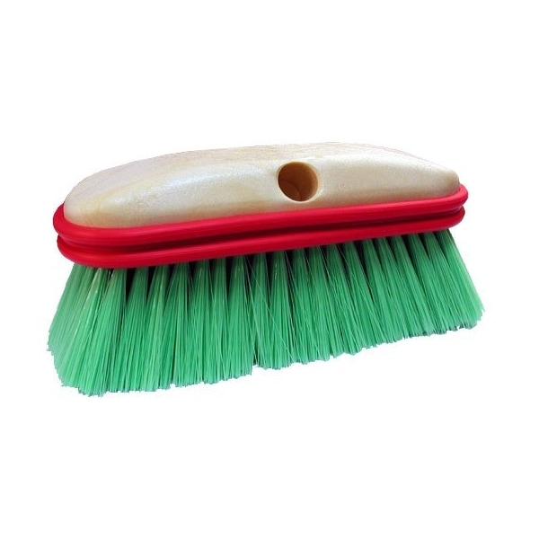 9 Wash Brush - Green Polyester soft, PK12